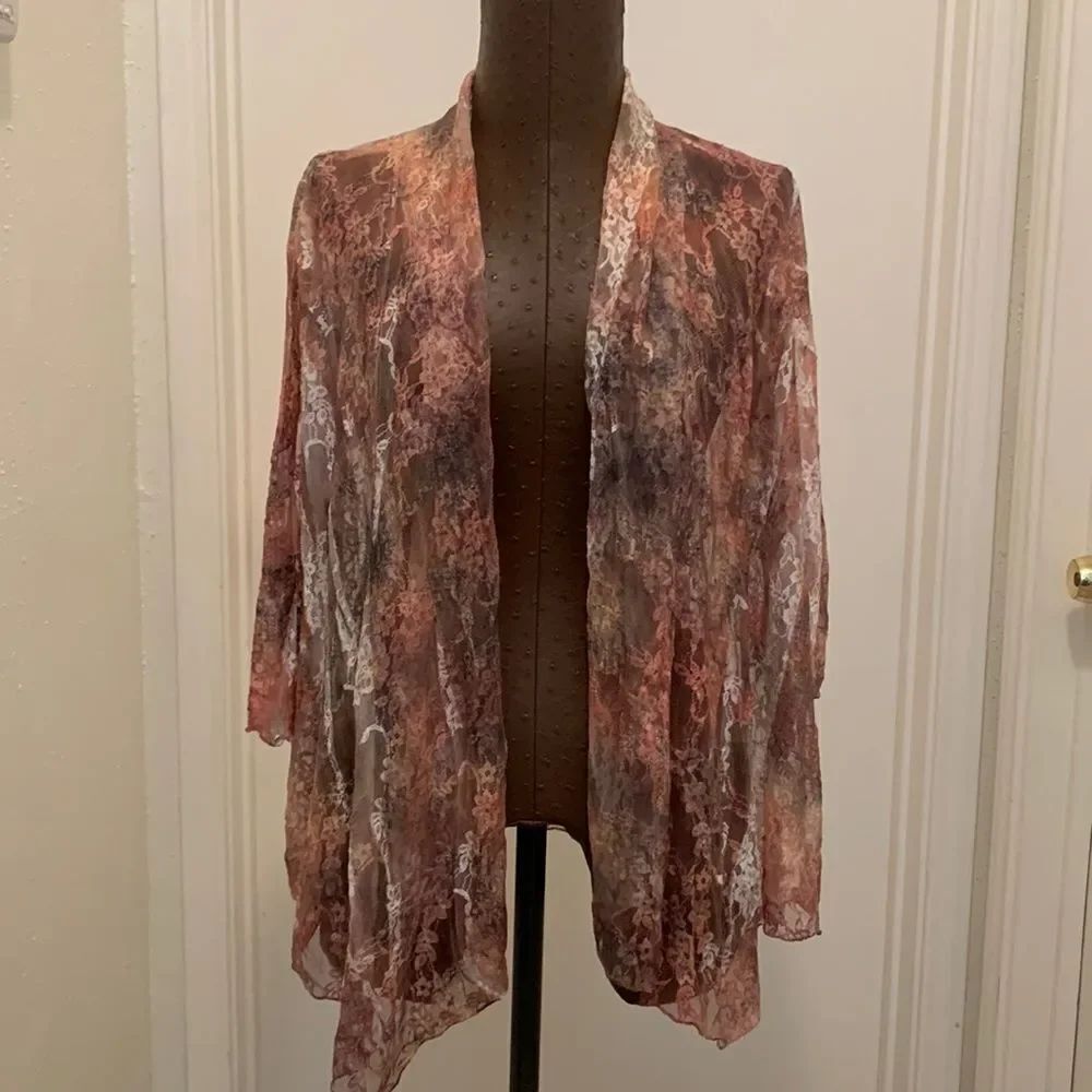 3for$20 see through cardigan blouse small